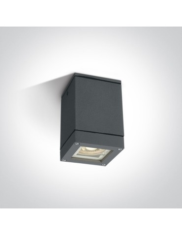 One Light cube ceiling lamp Avoros S 67130D/AN IP54
