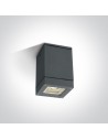 One Light cube ceiling lamp Avoros S 67130D/AN IP54