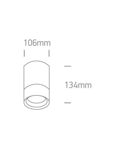One Light lampa sufitowa 75W Stromi S 67132C/W IP54 - produkt 2