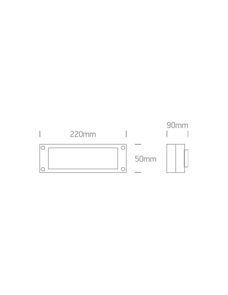 Lamps for path lighting - One Light universal wall lamp Goulemi 67174/G/D IP54 - product kolory-swiatla.pl 2