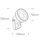 Outdoor spotlights and floodlights - One Light Katalima garden spotlight lamp 67196BG/W IP65 - product 3