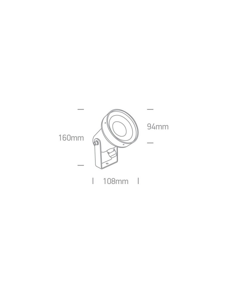 Outdoor spotlights and floodlights - One Light Katalima garden spotlight lamp 67196BG/W IP65 - product kolory-swiatla.pl 3