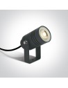 One Light Martino anthracite garden spotlight 67198G/AN IP65