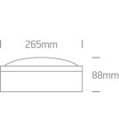 Outdoor ceiling lamps - One Light outdoor plafond Lagonisi 67204/W IP54 - product 2