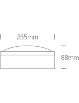 One Light plafon na zewnątrz Lagonisi 67204/W IP54 - produkt 2