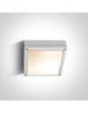 One Light outdoor square plafond Kronia 67208/W IP54