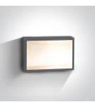 Outdoor wall lamps - One Light rectangular plafond Soros 67208B/AN IP54 - product 1