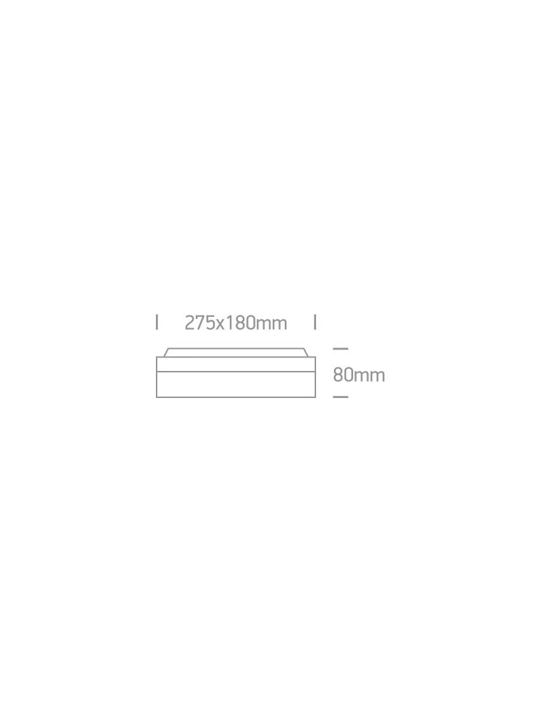 Outdoor wall lamps - One Light rectangular plafond Soros 67208B/G IP54 - product kolory-swiatla.pl 2