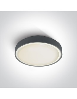 One Light plafon LED okrągły 36cm Poka 3 67280BN/AN/W IP65
