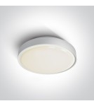 Outdoor ceiling lamps - One Light LED plafond round 36cm Poka 3 67280BN/W/W IP65 - product 1
