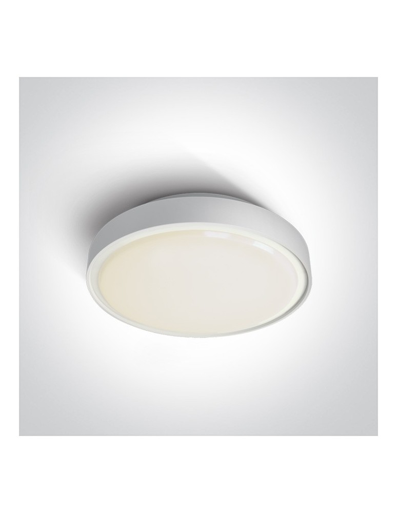 Outdoor ceiling lamps - One Light LED plafond round 36cm Poka 3 67280BN/W/W IP65 - product kolory-swiatla.pl 1