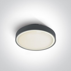 One Light plafon na zewnątrz antracytowy 26cm Rafti 67280E/AN IP65