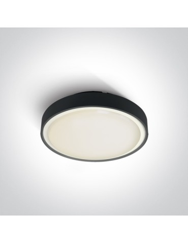 One Light outdoor plafond black 26cm Rafti 67280E/AN IP65