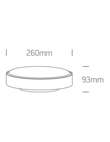 One Light plafon na zewnątrz czarny 26cm Rafti 67280E/AN IP65 - produkt 2