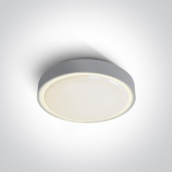 One Light plafon na zewnątrz szary 26cm Rafti 67280E/AN IP65