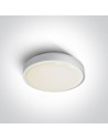 One Light outdoor plafond white 26cm Rafti 67280E/AN IP65