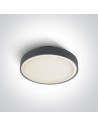 One Light LED outdoor plafond anthracite 30cm Rafti 2 67280EA/AN IP65