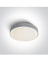 One Light plafon LED na zewnątrz szary 30cm Rafti 2 67280EA/AN IP65