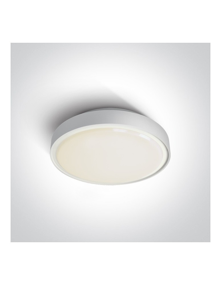 Outdoor ceiling lamps - One Light LED outdoor plafond white 30cm Rafti 2 67280EA/AN IP65 - product kolory-swiatla.pl 1