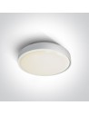 One Light LED outdoor plafond white 30cm Rafti 2 67280EA/AN IP65