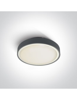 One Light plafon do montażu na ogrodzie 26 cm Poka 67280N/AN/W IP65