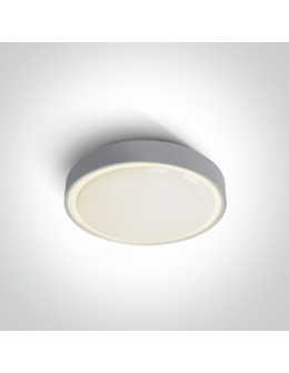 One Light plafon do montażu na ogrodzie 26 cm Poka 67280N/G/W IP65