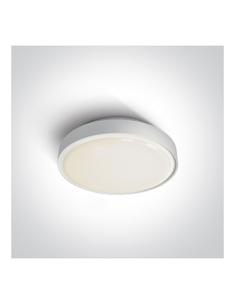 Outdoor ceiling lamps - One Light garden mounting plafond 26 cm Poka 67280N/W/W IP65 - product kolory-swiatla.pl 1