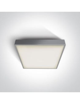 One Light plafon LED kwadratowy na zewnątrz 30x30 Pirnari 2 67282AN/G/W IP65