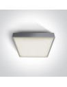 One Light plafon LED kwadratowy na zewnątrz 30x30 Pirnari 2 67282AN/G/W IP65