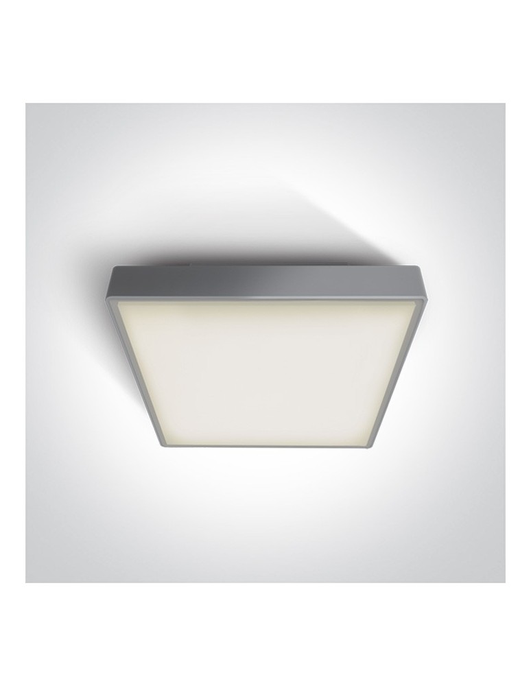 Outdoor ceiling lamps - One Light LED square outdoor plafond Pirnari 3 67282BN/G/W IP65 - product kolory-swiatla.pl 1
