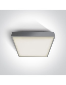 One Light plafon LED kwadratowy na zewnątrz Pirnari 3 67282BN/G/W IP65