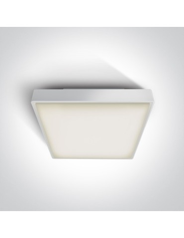 One Light LED square outdoor plafond Pirnari 3 67282BN/W/W IP65