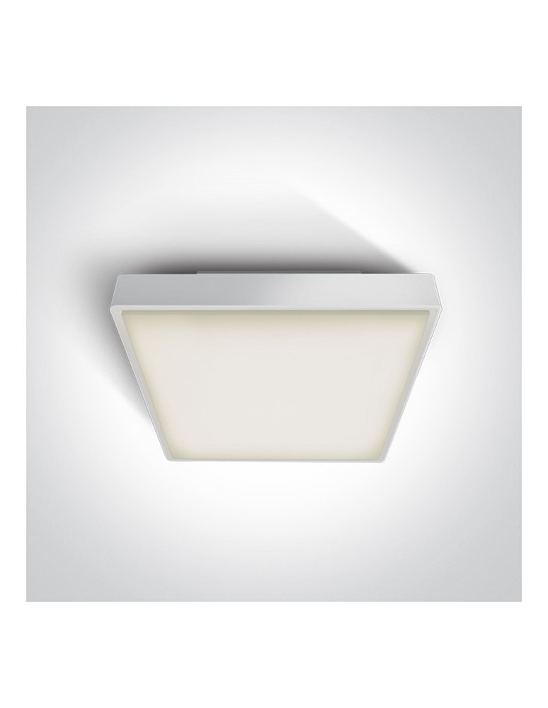 Outdoor ceiling lamps - One Light LED square outdoor plafond Pirnari 3 67282BN/W/W IP65 - product kolory-swiatla.pl 1