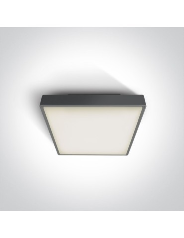 One Light outdoor square plafond 22x22cm Miladeza 67282E/AN IP65