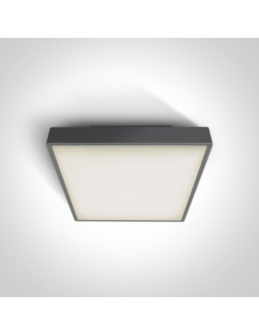 One Light square 30 cm outdoor plafond Warkiza 67282EA/AN IP65