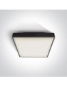 One Light square 30 cm outdoor plafond Warkiza 67282EA/B IP65