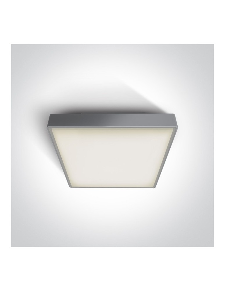 Outdoor ceiling lamps - One Light square 30 cm outdoor plafond Warkiza 67282EA/G IP65 - product kolory-swiatla.pl 1