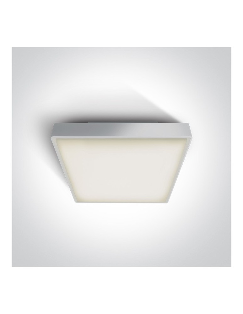 Outdoor ceiling lamps - One Light square 30 cm outdoor plafond Warkiza 67282EA/W IP65 - product kolory-swiatla.pl 1