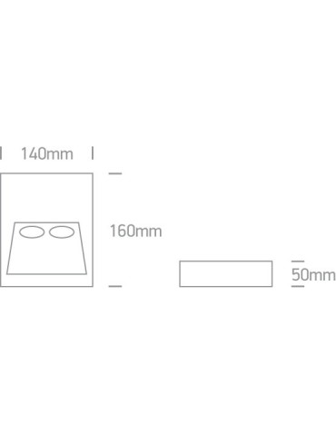 One Light façade wall lamp modern Kastella 67304/G/W IP54 - product 2