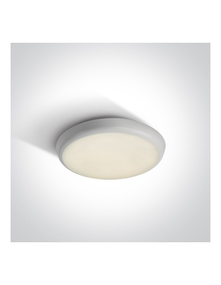 Outdoor ceiling lamps - One Light white LED plafond 25 cm outdoor indoor Livisi 67366/W/C IP54 - product kolory-swiatla.pl 1