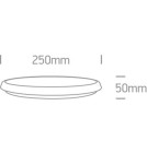 Outdoor ceiling lamps - One Light white LED plafond 25 cm outdoor indoor Livisi 67366/W/C IP54 - product 2