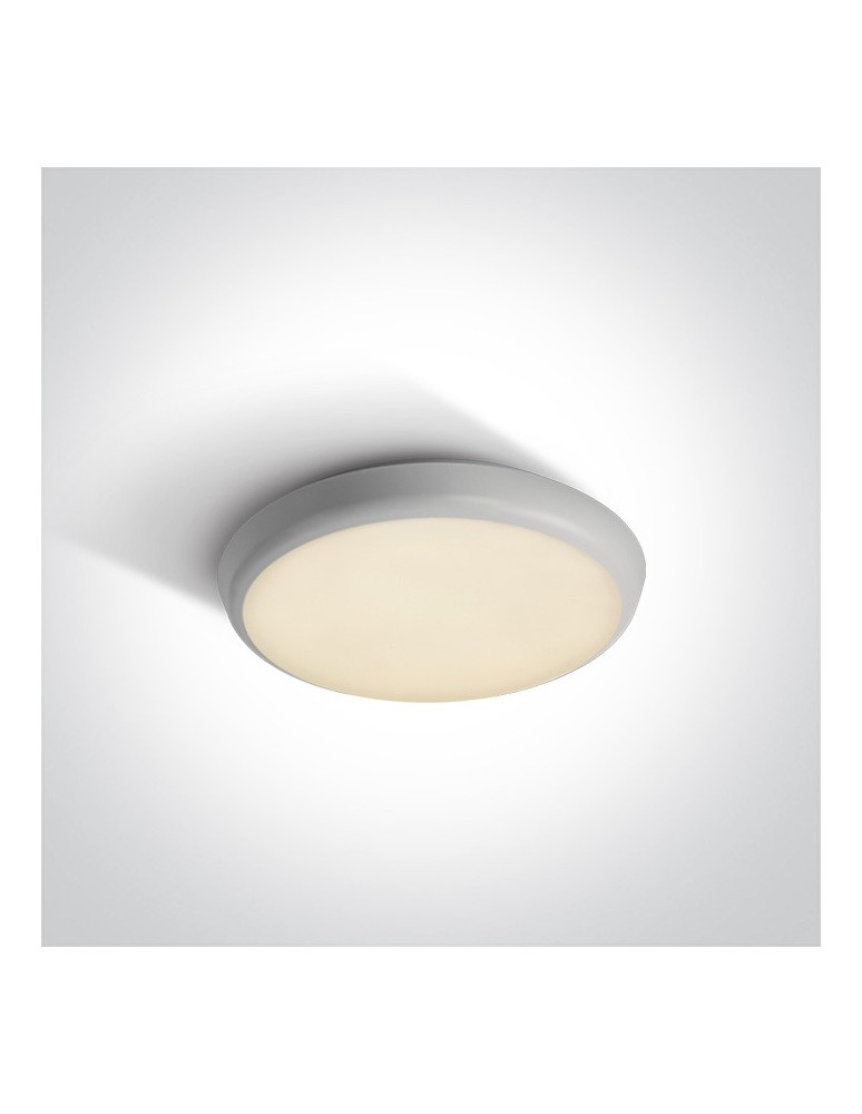 Outdoor ceiling lamps - One Light white LED plafond 25 cm outdoor indoor Livisi 67366/W/W IP54 - product kolory-swiatla.pl 1