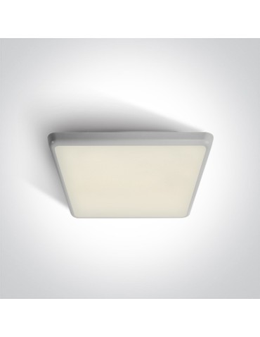 One Light LED square plafond for apartment 30 cm Velo 67372/W/C IP54