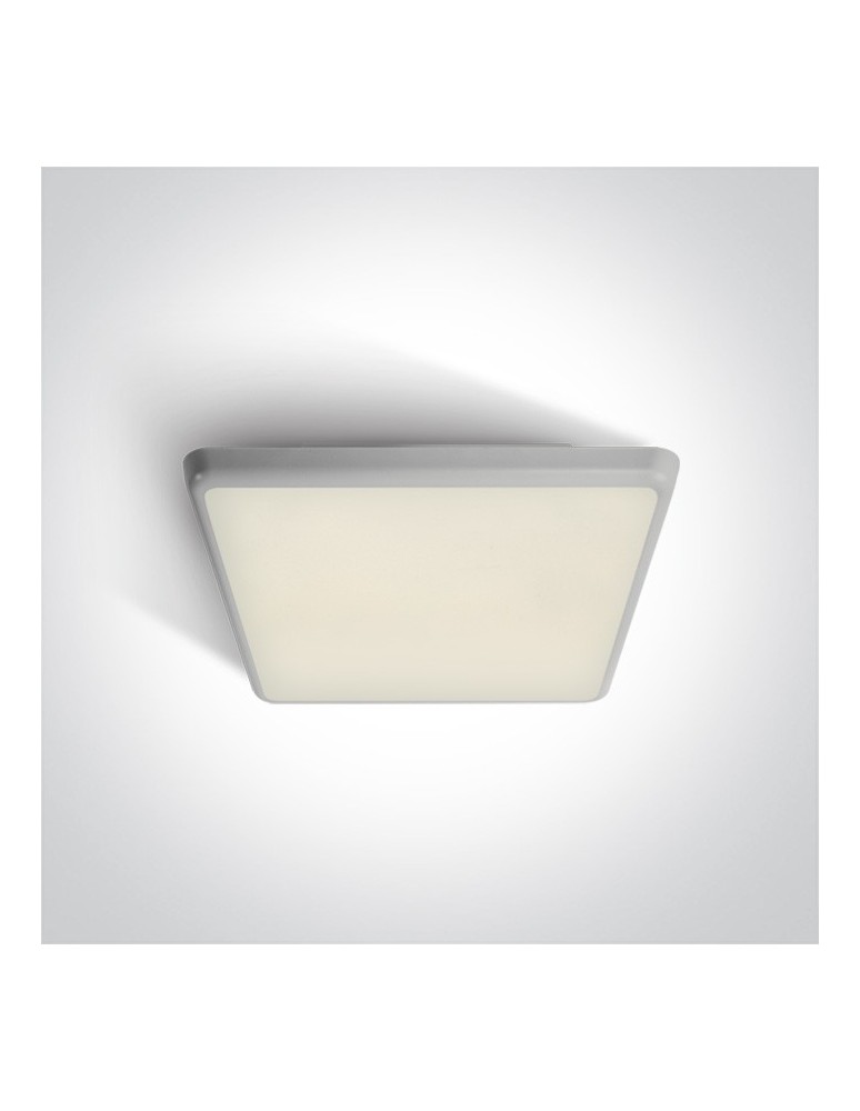 Outdoor ceiling lamps - One Light LED square plafond for apartment 30 cm Velo 67372/W/C IP54 - product kolory-swiatla.pl 1