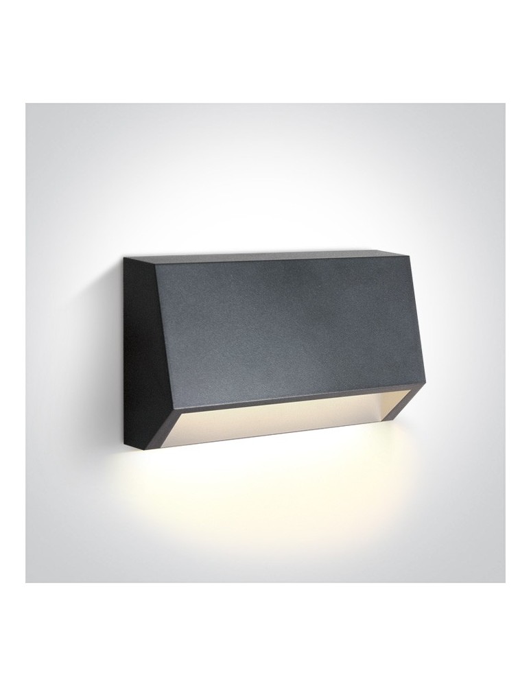 Lamps for path lighting - One Light weatherproof LED wall lamp home garden Diminio 67386A/AN/W IP65 - product kolory-swiatla.pl 1