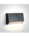 One Light weatherproof LED wall lamp home garden Diminio 67386A/AN/W IP65