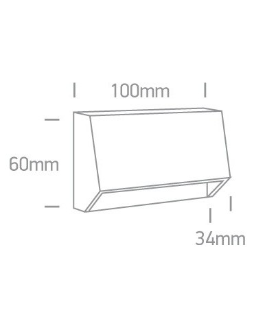 One Light kinkiet LED odporny na pogodę dom ogród Diminio 67386A/AN/W IP65 - produkt 2