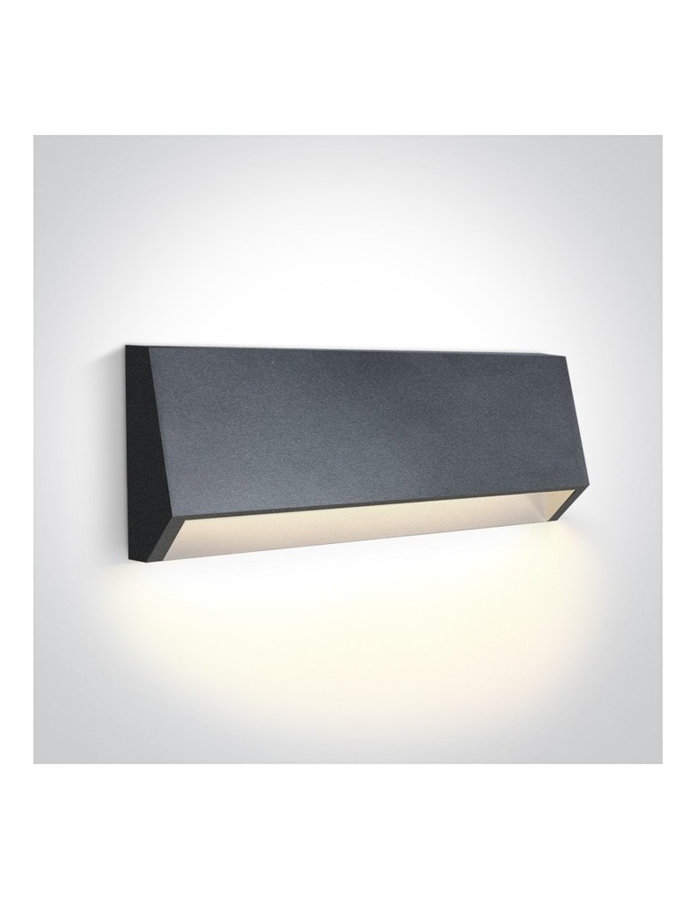 Lamps for path lighting - One Light weatherproof LED wall lamp home garden Diminio 67386C/AN/W IP65 - product kolory-swiatla.pl 1