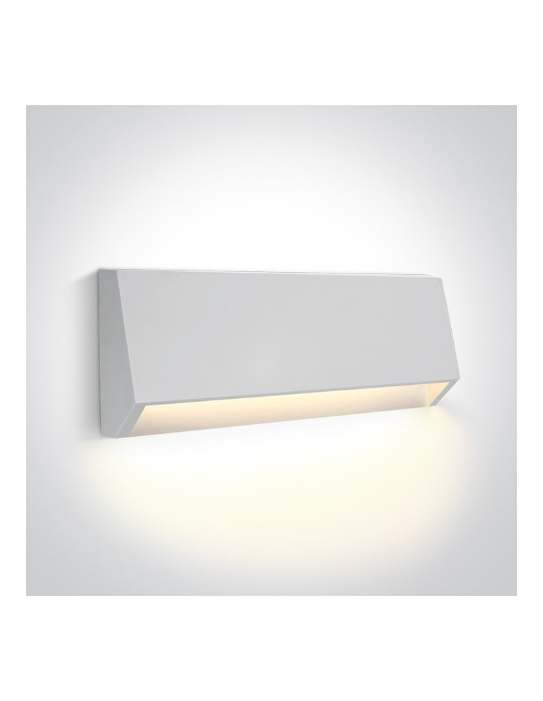 Lamps for path lighting - One Light weatherproof LED wall lamp home garden Diminio 67386C/W/W IP65 - product kolory-swiatla.pl 1