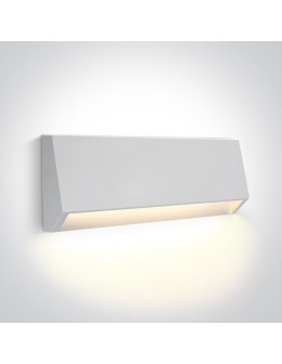 One Light kinkiet LED odporny na pogodę dom ogród Diminio 67386C/W/W IP65